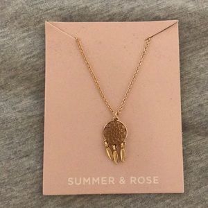 Summer & Rose Dreamcatcher Necklace